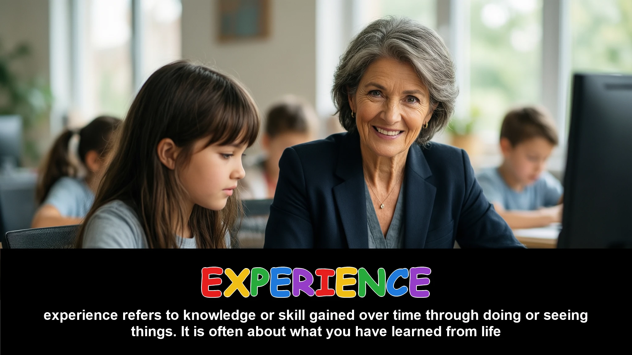 English Illustration for experience